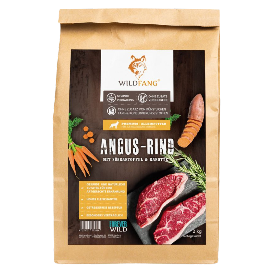 Croquettes au bœuf Angus pour chiens adultes
