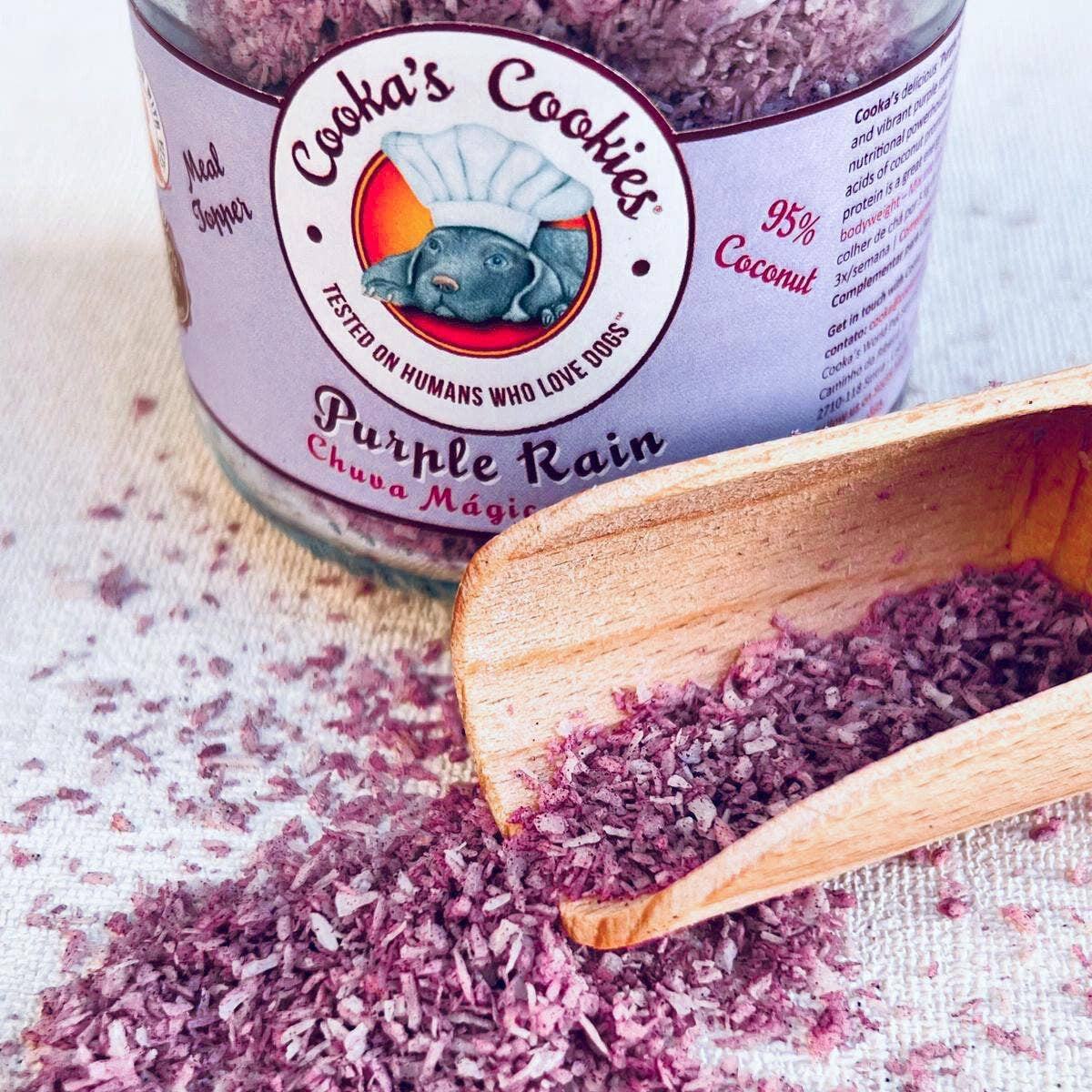Garniture coco et patate douce violette