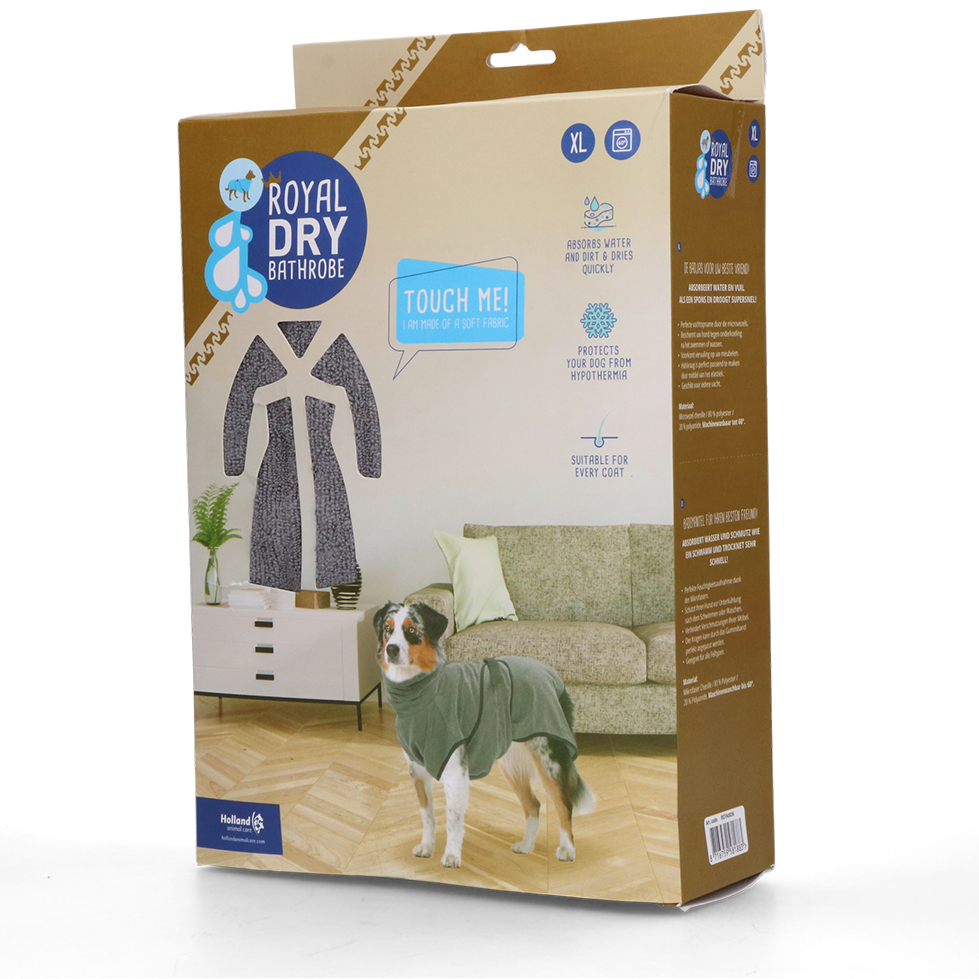 Peignoir de séchage microfibre ultra-absorbant