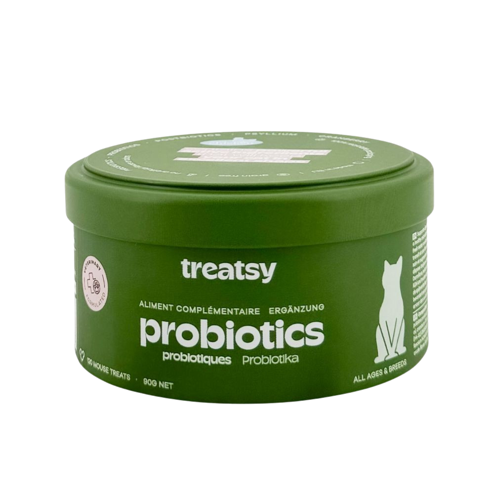 Complément alimentaire probiotiques au poisson et poulet pour chats