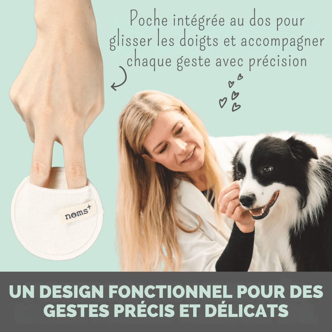 Disques lavables en bambou pour les yeux et oreilles