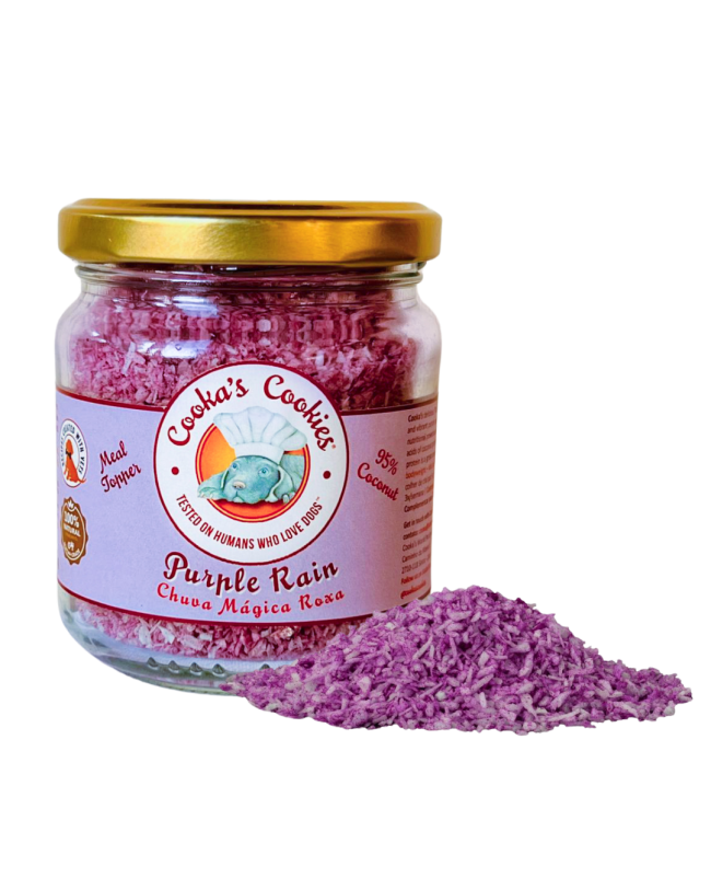 Garniture coco et patate douce violette
