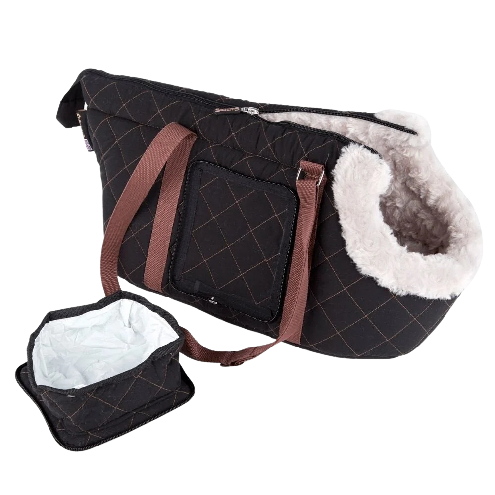 Sac de transport matelassé pour petits chiens