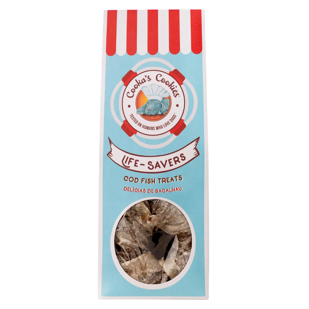 Friandises au cabillaud à mâcher pour chiens