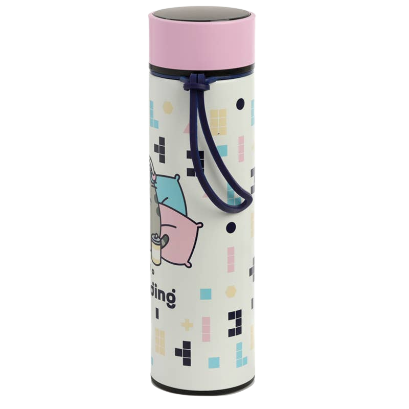 Gourde isotherme Pusheen Gaming avec thermomètre digital
