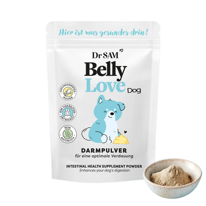 Poudre intestinale à base de plantes pour chiens