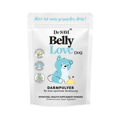 Poudre intestinale à base de plantes pour chiens
