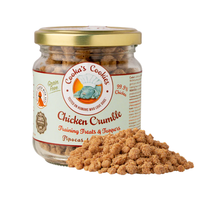 Crumble de poulet déshydraté pour chiens et chats
