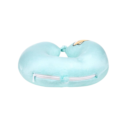 Coussin de voyage 2-en-1 Shiba Inu