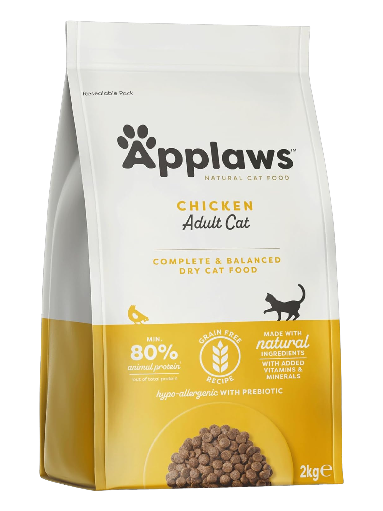 Croquettes au poulet pour chats adultes