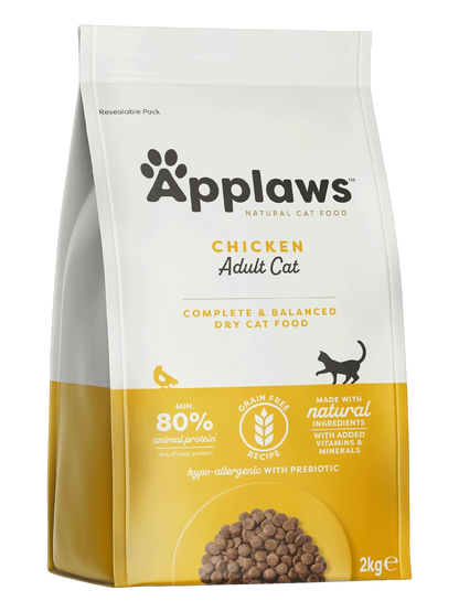 Croquettes au poulet pour chats adultes