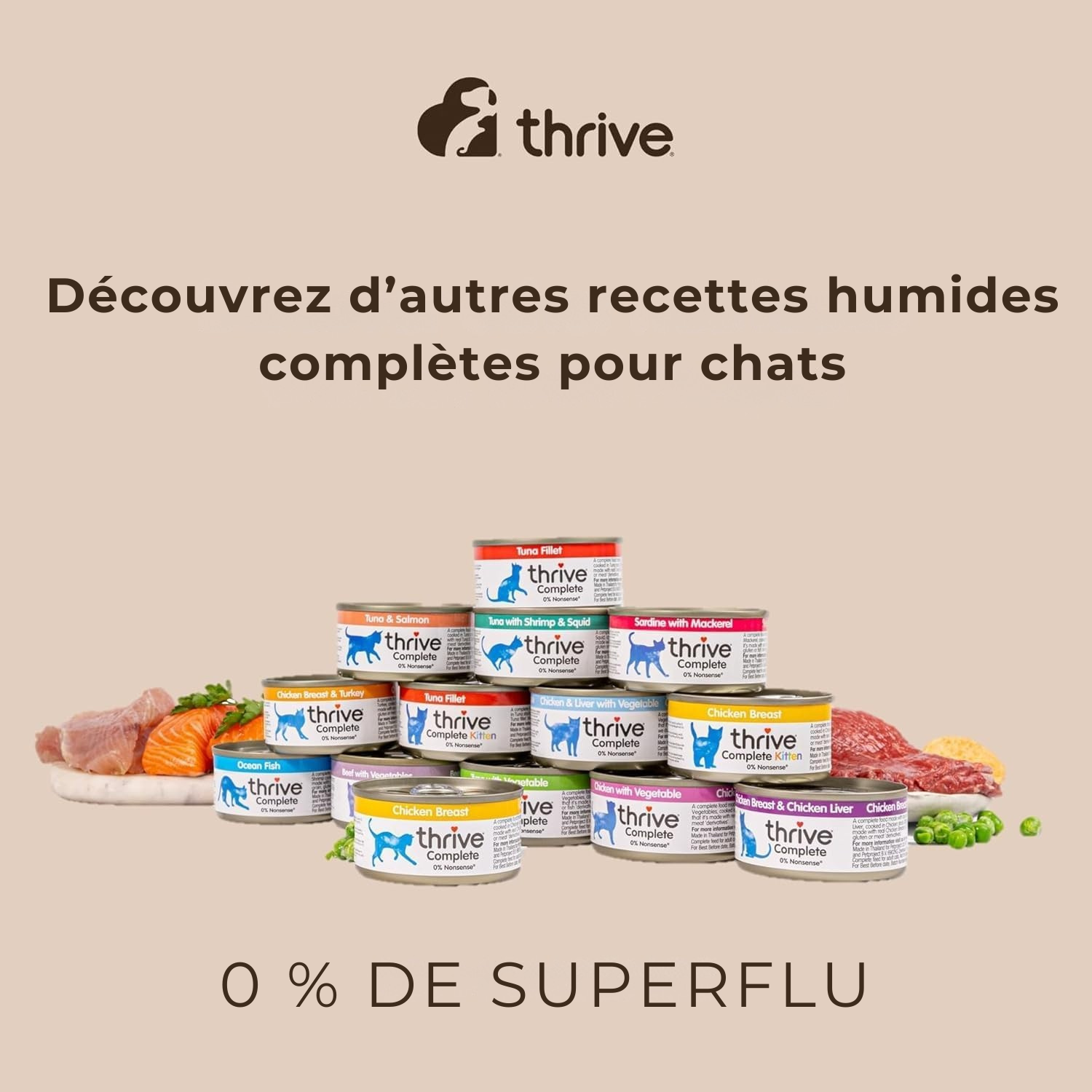Émietté de bœuf aux légumes pour chats adultes et seniors