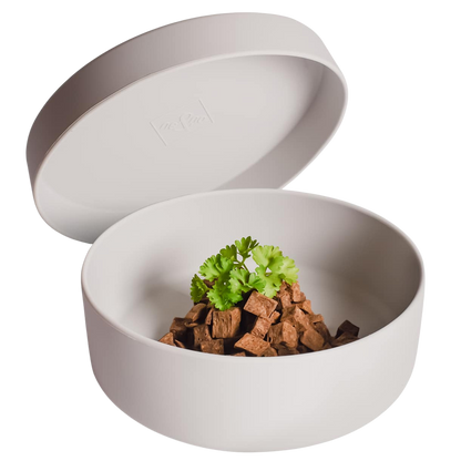 Gamelle en silicone avec couvercle