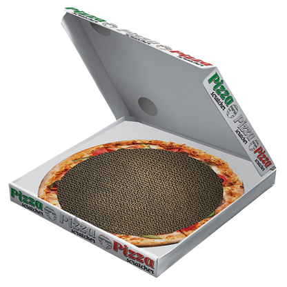 Griffoir carton boîte à pizza pour chats