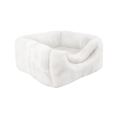 Igloo réversible 2-en-1 imitation fourrure