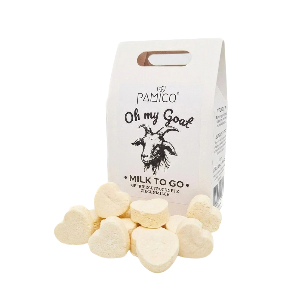Lait de chèvre lyophilisé pour chiens et chats