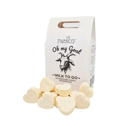 Lait de chèvre lyophilisé pour chiens et chats