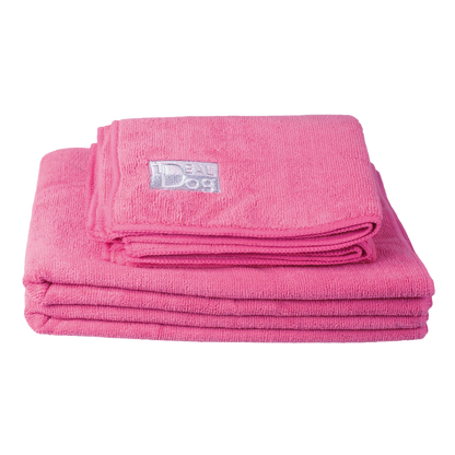 Lot de 2 serviettes microfibre absorbantes pour chiens et chats