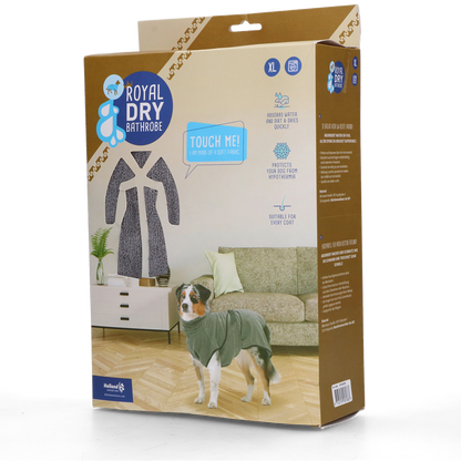 Peignoir de séchage microfibre ultra-absorbant