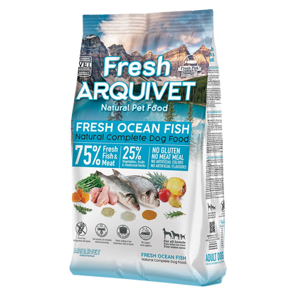 Croquettes semi-humides au poisson frais de la mer pour chiens
