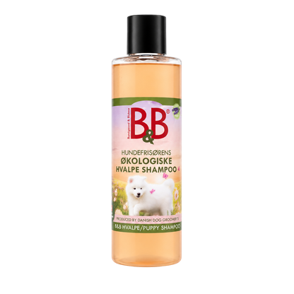Shampooing doux à l’huile d’amande bio pour chiots