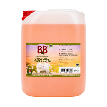 Shampooing doux à l’huile d’amande bio pour chiots