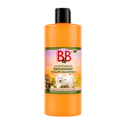 Shampooing doux à l’huile d’amande bio pour chiots