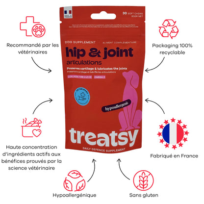 Complément alimentaire articulations pour chiens