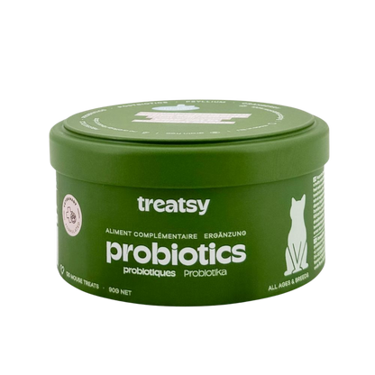 Complément alimentaire probiotiques au poisson et poulet pour chats