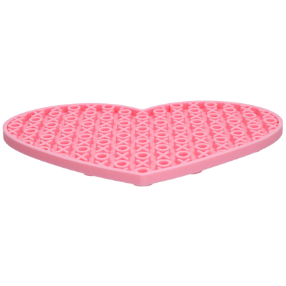 Tapis de léchage en forme de cœur