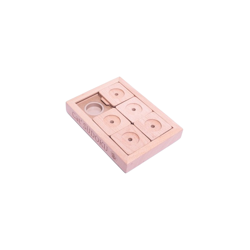 Jeu d’intelligence Sudoku petit format en bois – niveau avancé
