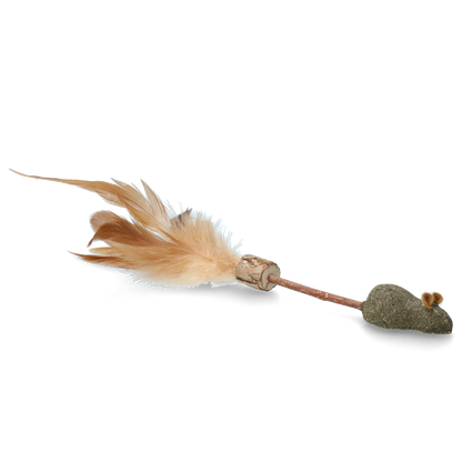 Jouet souris et plumes au matatabi pour chats