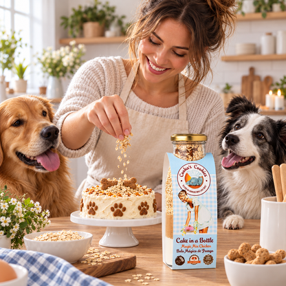 Préparation pour gâteau au poulet pour chiens