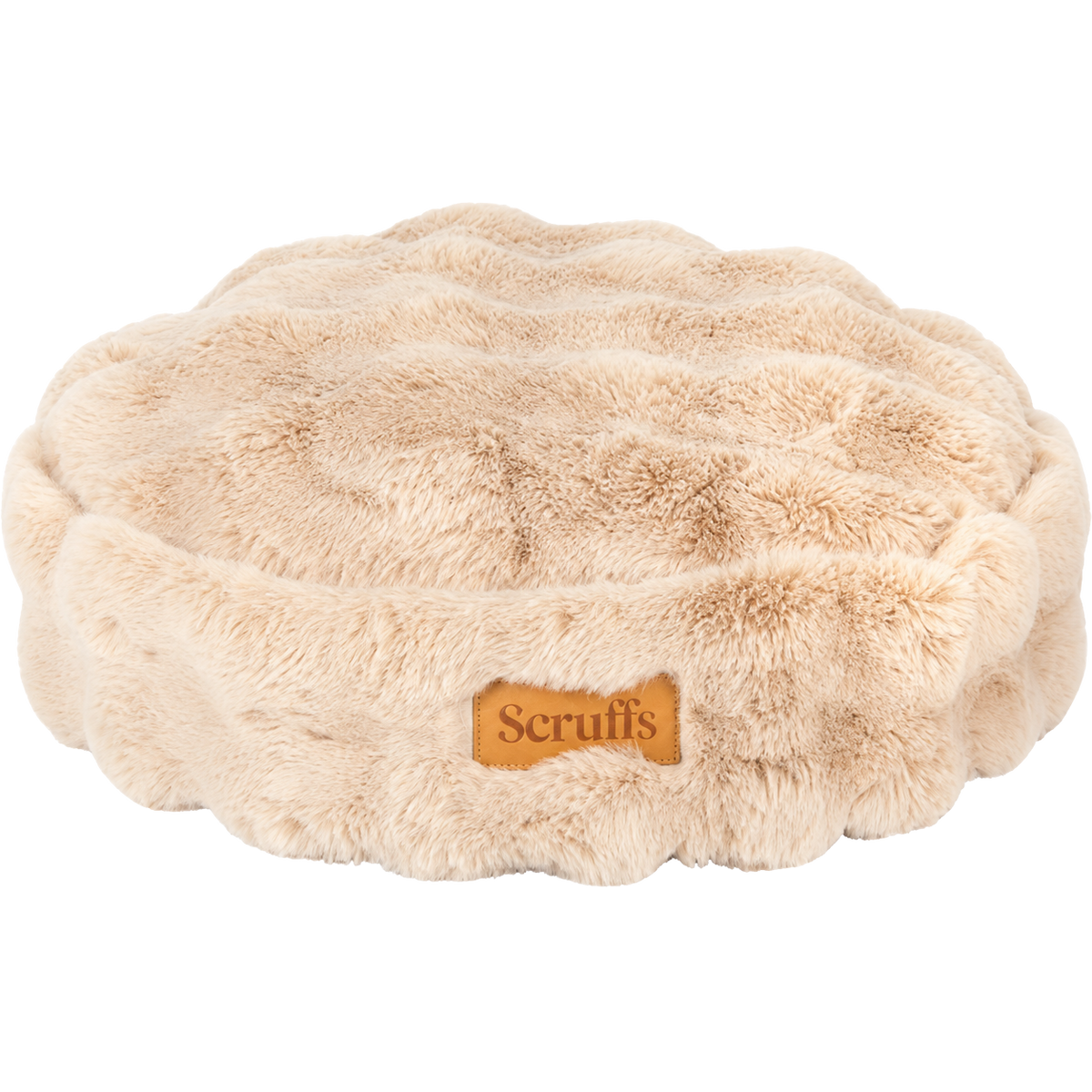 Coussin rond douillet pour chats et petits chiens