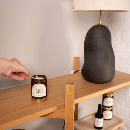 Bougie parfumée naturelle en cire de colza 