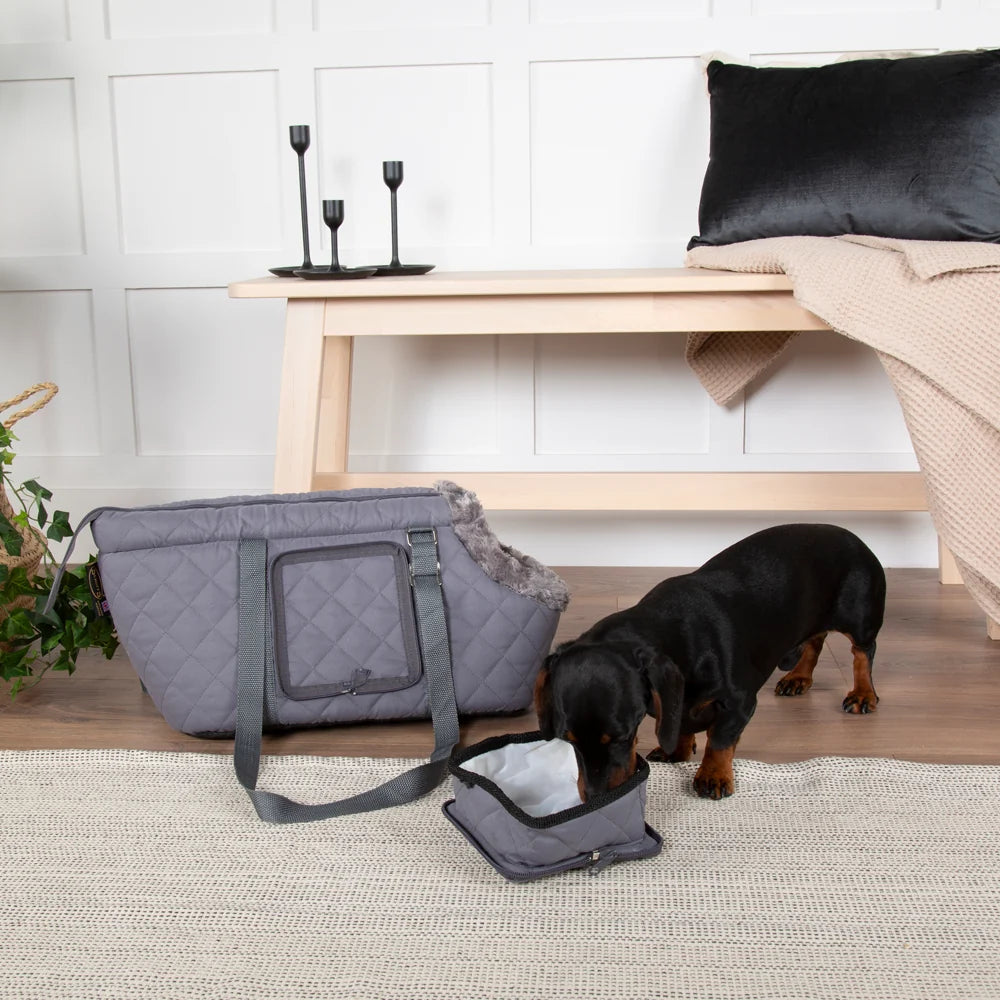 Sac de transport matelassé pour petits chiens
