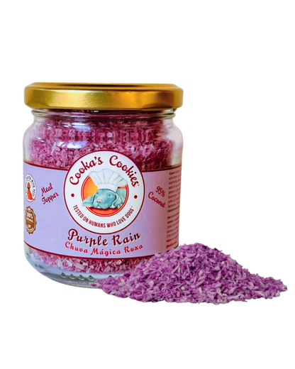 Garniture coco et patate douce violette