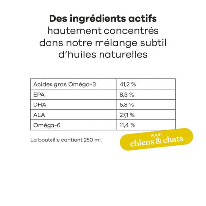 Huile nutritionnelle pour les hanches et articulations